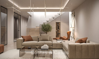 Luxueuze, moderne, off-plan villa’s met onbelemmerd zeezicht te koop in Mijas, Costa del Sol 780088 