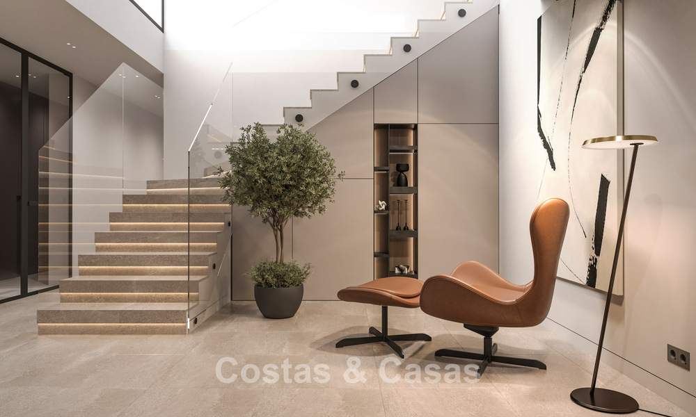 Luxueuze, moderne, off-plan villa’s met onbelemmerd zeezicht te koop in Mijas, Costa del Sol 780090