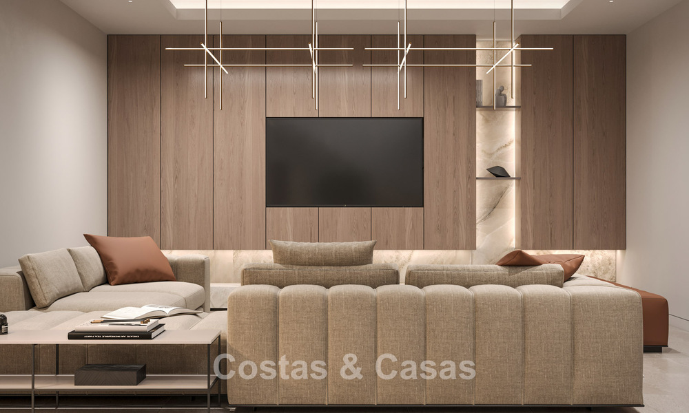 Luxueuze, moderne, off-plan villa’s met onbelemmerd zeezicht te koop in Mijas, Costa del Sol 780091