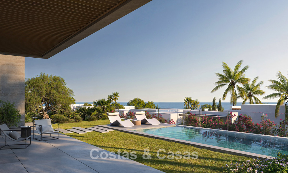 Luxueuze, moderne, off-plan villa’s met onbelemmerd zeezicht te koop in Mijas, Costa del Sol 780095