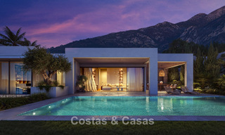 Luxueuze, moderne, off-plan villa’s met onbelemmerd zeezicht te koop in Mijas, Costa del Sol 780099 