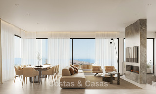 Luxueuze, moderne, off-plan villa’s met onbelemmerd zeezicht te koop in Mijas, Costa del Sol 780103 