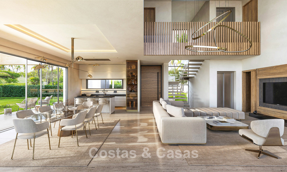 Luxueuze, moderne, off-plan villa’s met onbelemmerd zeezicht te koop in Mijas, Costa del Sol 780104