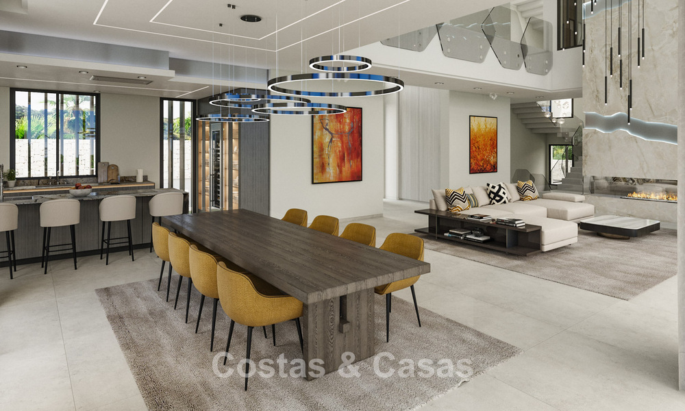 2 gesofisticeerde nieuwbouwvilla’s met zeezicht te koop dicht bij alle voorzieningen op de befaamde Golden Mile van Marbella 780240