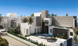 2 gesofisticeerde nieuwbouwvilla’s met zeezicht te koop dicht bij alle voorzieningen op de befaamde Golden Mile van Marbella 780246 