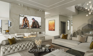 2 gesofisticeerde nieuwbouwvilla’s met zeezicht te koop dicht bij alle voorzieningen op de befaamde Golden Mile van Marbella 780250 