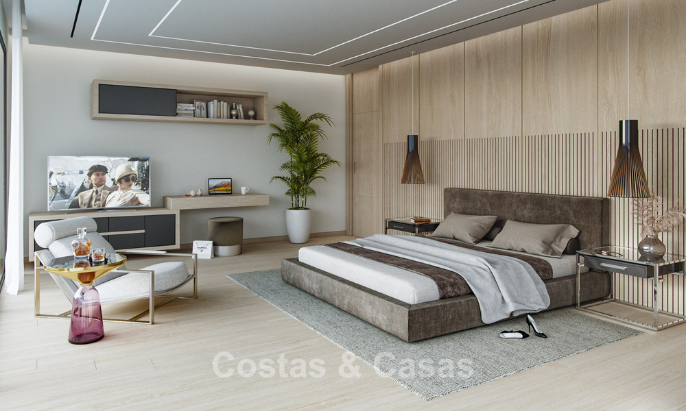 2 gesofisticeerde nieuwbouwvilla’s met zeezicht te koop dicht bij alle voorzieningen op de befaamde Golden Mile van Marbella 780252