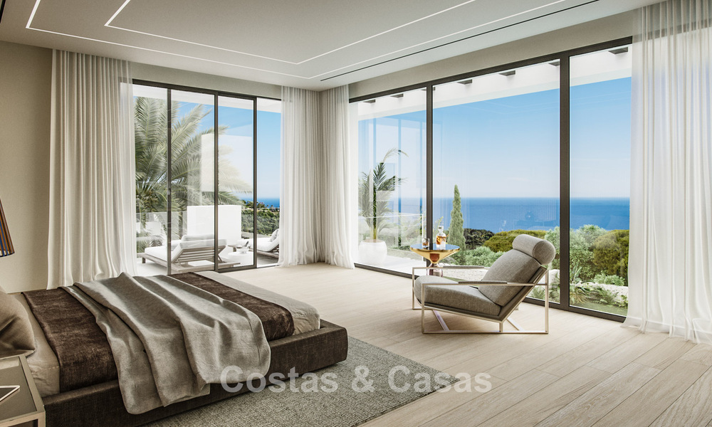 2 gesofisticeerde nieuwbouwvilla’s met zeezicht te koop dicht bij alle voorzieningen op de befaamde Golden Mile van Marbella 780253