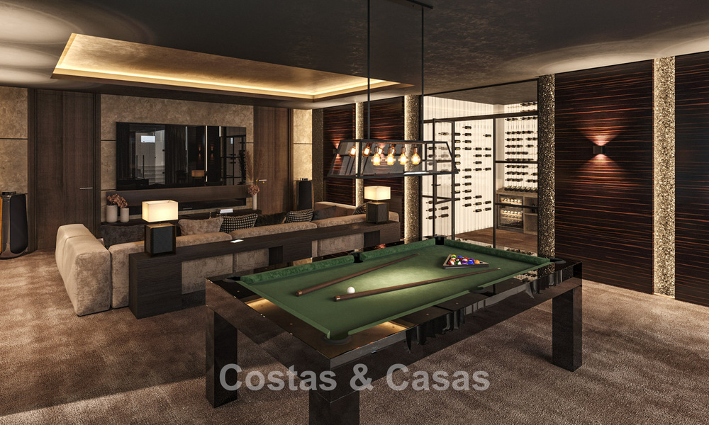 2 gesofisticeerde nieuwbouwvilla’s met zeezicht te koop dicht bij alle voorzieningen op de befaamde Golden Mile van Marbella 780255