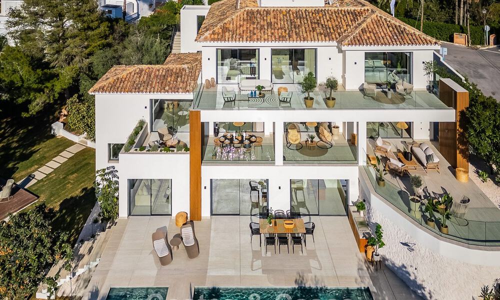 Gloednieuwe, mediterrane luxevilla te koop, dicht bij voorzieningen aan de oostkant van Marbella 780549