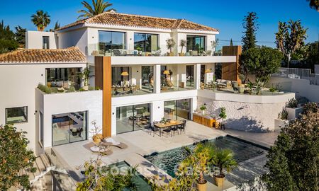 Gloednieuwe, mediterrane luxevilla te koop, dicht bij voorzieningen aan de oostkant van Marbella 780553