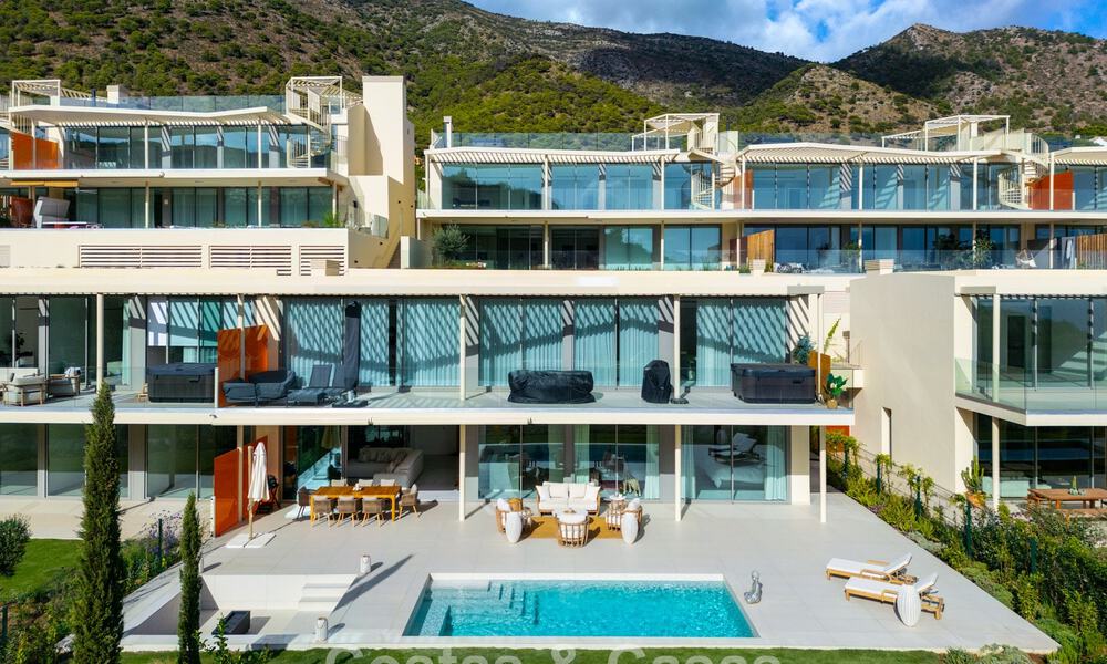 Nieuw, modern, luxe appartement te koop met een grote privétuin en -zwembad i/e high-end lifestyle resort in Benalmadena, Costa del Sol 780581