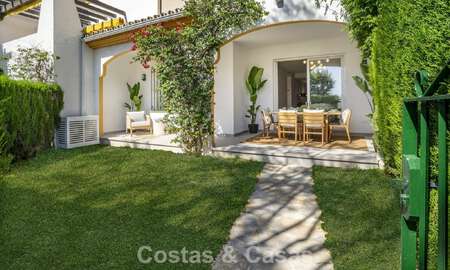 Gerenoveerd 3-slaapkamer tuinappartement op loopafstand van Puerto Banus in Nueva Andalucia, Marbella 780683