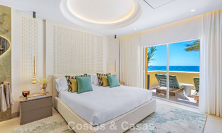 Luxueus 3-slaapkamer eerstelijnsstrand appartement met frontaal zeezicht te koop ten oosten van Marbella centrum 780915 
