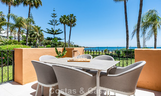 Instapklaar strandappartement met prachtig zeezicht te koop in het westelijke deel van Estepona 781085 