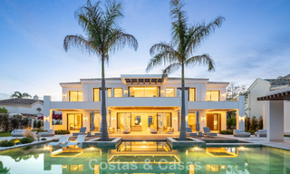 Exclusieve luxevilla met een moderne-Andalusische architectuur te koop met panoramisch zeezicht in Marbella - Benahavis 781175 