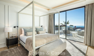 Exclusieve luxevilla met een moderne-Andalusische architectuur te koop met panoramisch zeezicht in Marbella - Benahavis 781183 