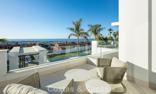 Exclusieve luxevilla met een moderne-Andalusische architectuur te koop met panoramisch zeezicht in Marbella - Benahavis 781184 