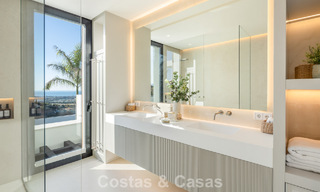 Exclusieve luxevilla met een moderne-Andalusische architectuur te koop met panoramisch zeezicht in Marbella - Benahavis 781185 