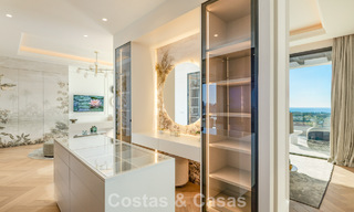 Exclusieve luxevilla met een moderne-Andalusische architectuur te koop met panoramisch zeezicht in Marbella - Benahavis 781191 