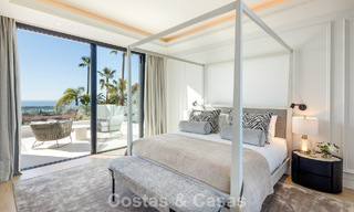 Exclusieve luxevilla met een moderne-Andalusische architectuur te koop met panoramisch zeezicht in Marbella - Benahavis 781196 