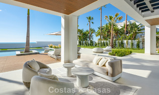 Exclusieve luxevilla met een moderne-Andalusische architectuur te koop met panoramisch zeezicht in Marbella - Benahavis 781197 