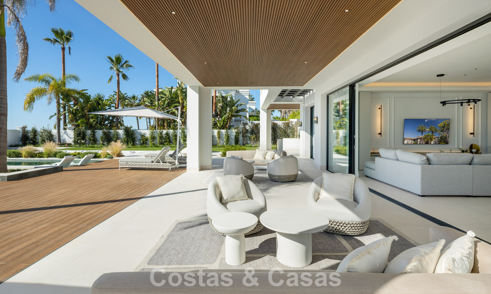 Exclusieve luxevilla met een moderne-Andalusische architectuur te koop met panoramisch zeezicht in Marbella - Benahavis 781199