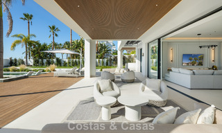 Exclusieve luxevilla met een moderne-Andalusische architectuur te koop met panoramisch zeezicht in Marbella - Benahavis 781199 