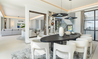 Exclusieve luxevilla met een moderne-Andalusische architectuur te koop met panoramisch zeezicht in Marbella - Benahavis 781206 