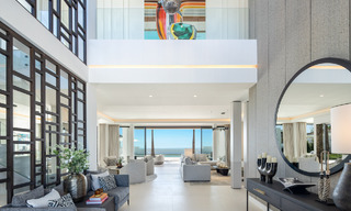 Exclusieve luxevilla met een moderne-Andalusische architectuur te koop met panoramisch zeezicht in Marbella - Benahavis 781209 
