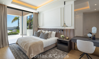 Exclusieve luxevilla met een moderne-Andalusische architectuur te koop met panoramisch zeezicht in Marbella - Benahavis 781210 
