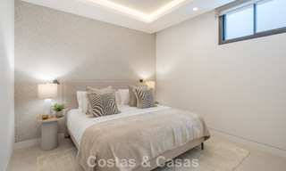 Exclusieve luxevilla met een moderne-Andalusische architectuur te koop met panoramisch zeezicht in Marbella - Benahavis 781212 