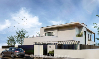 Contemporaine nieuwbouwvilla te koop in een populaire golfomgeving in Mijas, Costa del Sol 781156 