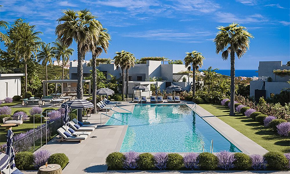 Lancering! Off-plan, moderne appartementen met zeezicht te koop in Casares Costa, Costa del Sol 788228