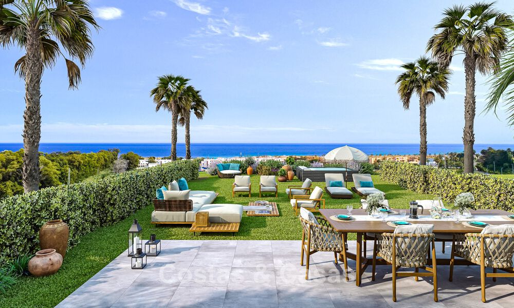 Lancering! Off-plan, moderne appartementen met zeezicht te koop in Casares Costa, Costa del Sol 788233