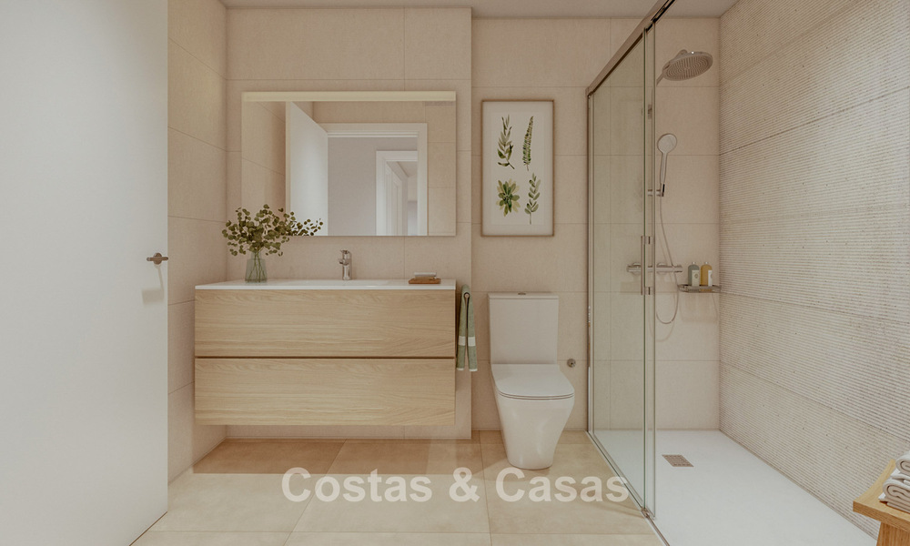 Lancering! Stijlvolle nieuwbouwappartementen te koop met panoramisch zeezicht vlakbij Estepona centrum 781385