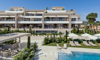 Lancering! Stijlvolle nieuwbouwappartementen te koop met panoramisch zeezicht vlakbij Estepona centrum 781395 