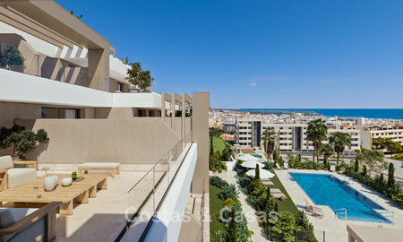 Lancering! Stijlvolle nieuwbouwappartementen te koop met panoramisch zeezicht vlakbij Estepona centrum 781399