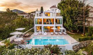 Instapklare, geavanceerde luxevilla te koop eerstelijnsgolf in Nueva Andalucia’s golfvallei, Marbella 781645 