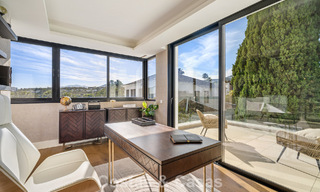 Instapklare, geavanceerde luxevilla te koop eerstelijnsgolf in Nueva Andalucia’s golfvallei, Marbella 781652 