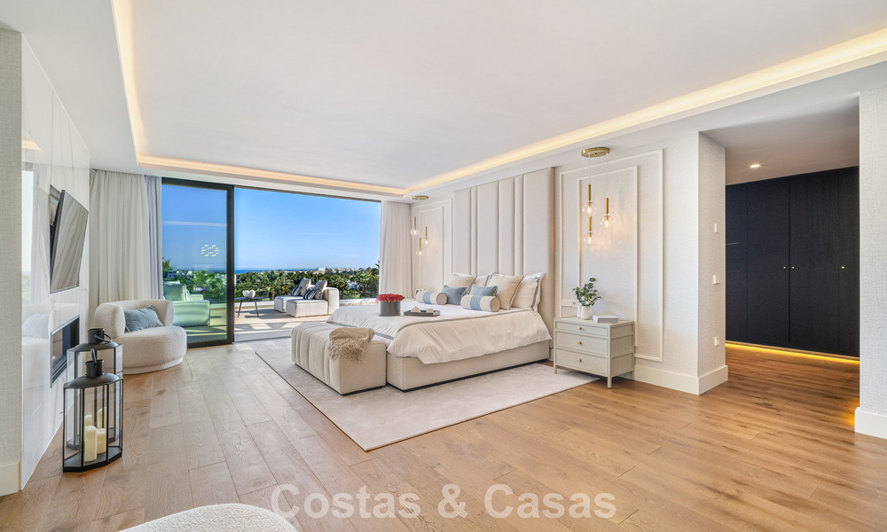 Instapklare, geavanceerde luxevilla te koop eerstelijnsgolf in Nueva Andalucia’s golfvallei, Marbella 781654