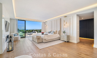 Instapklare, geavanceerde luxevilla te koop eerstelijnsgolf in Nueva Andalucia’s golfvallei, Marbella 781654 