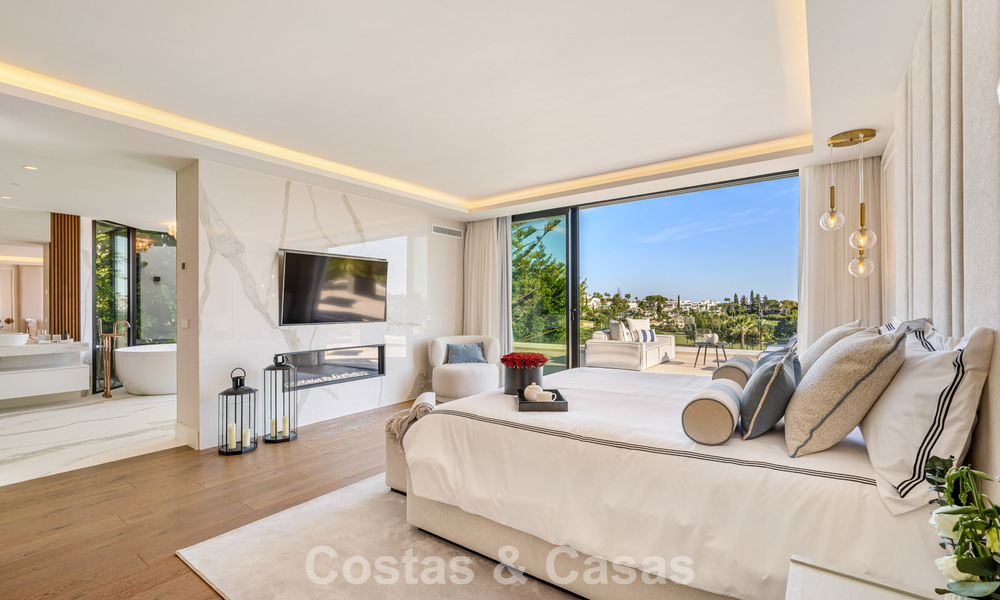 Instapklare, geavanceerde luxevilla te koop eerstelijnsgolf in Nueva Andalucia’s golfvallei, Marbella 781655
