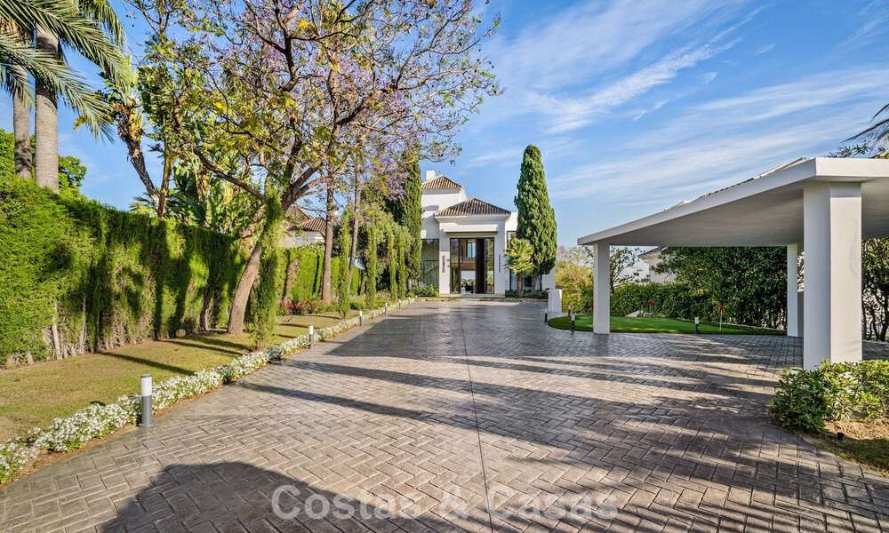 Instapklare, geavanceerde luxevilla te koop eerstelijnsgolf in Nueva Andalucia’s golfvallei, Marbella 781665