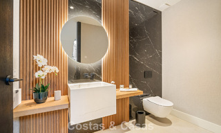 Instapklare, geavanceerde luxevilla te koop eerstelijnsgolf in Nueva Andalucia’s golfvallei, Marbella 781681 