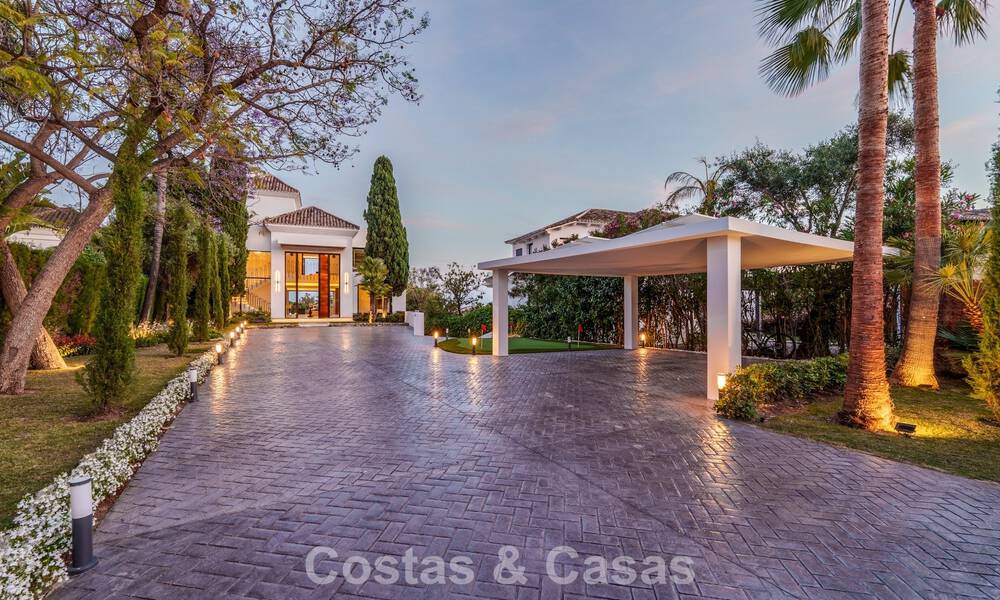 Instapklare, geavanceerde luxevilla te koop eerstelijnsgolf in Nueva Andalucia’s golfvallei, Marbella 781686