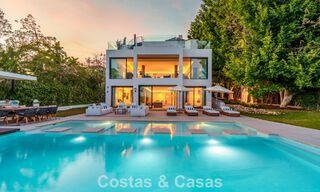 Instapklare, geavanceerde luxevilla te koop eerstelijnsgolf in Nueva Andalucia’s golfvallei, Marbella 781689 