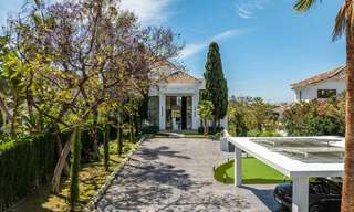 Instapklare, geavanceerde luxevilla te koop eerstelijnsgolf in Nueva Andalucia’s golfvallei, Marbella 781691 