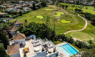 Instapklare, geavanceerde luxevilla te koop eerstelijnsgolf in Nueva Andalucia’s golfvallei, Marbella 781693 