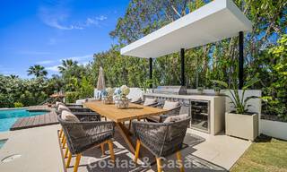 Instapklare, geavanceerde luxevilla te koop eerstelijnsgolf in Nueva Andalucia’s golfvallei, Marbella 781696 